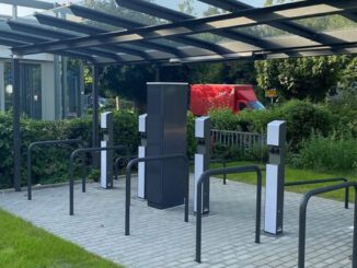 Fahrradstation am Elsässer Platz bietet Ladepunkte und Service für 30 Räder