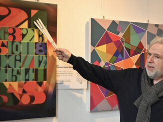 Mathematische Formen als Bild: Ausstellung von Jürgen Felger im Wiesbadener Rathausfoyer